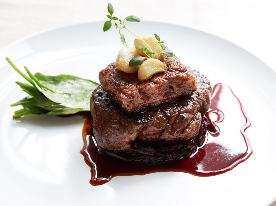 Bélszín Rossini módra